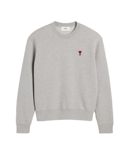 Crewneck Gris Ami de Coeur En Coton