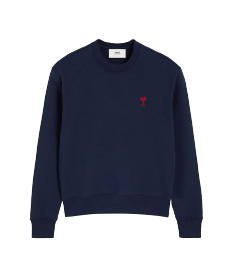 Crewneck Bleu Marine Ami de Coeur En Coton