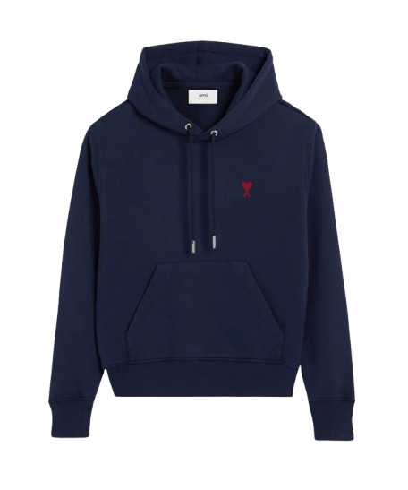Hoodie Bleu Marine Ami de Coeur En Coton