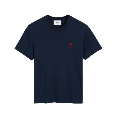T-Shirt Basic Bleu Marine Ami de Coeur En Coton