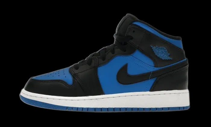Air Jordan Air Jordan 1 Mid Black Royal Blue - DQ8423-042