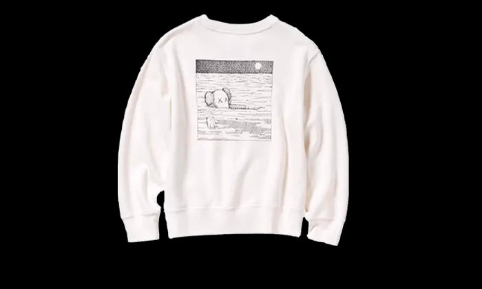 Uniqlo Longsleeve Sweatshirt KAWS White - 467395