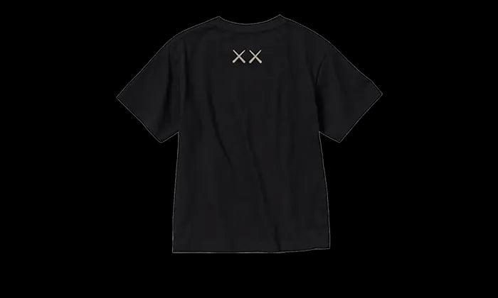 Uniqlo T-Shirt KAWS Black Graphic - 467775