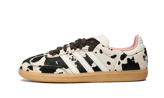 adidas Samba OG Cow Print (Women's) Dark Brown/Off White/Gum 3