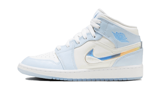 Air Jordan 1 Mid Glitter Swoosh - FQ9117-400