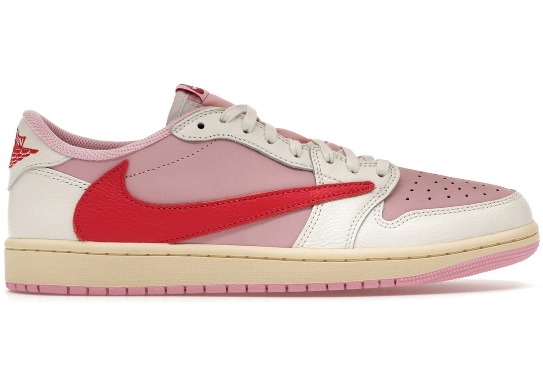 Air Jordan 1 Retro Low OG SP Travis Scott Sail Tropical Pink