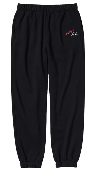 KAWS x Uniqlo Warhol 476120 Pantalon de survêtement Noir