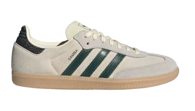 Samba OG Creme Bande Green - KK2266