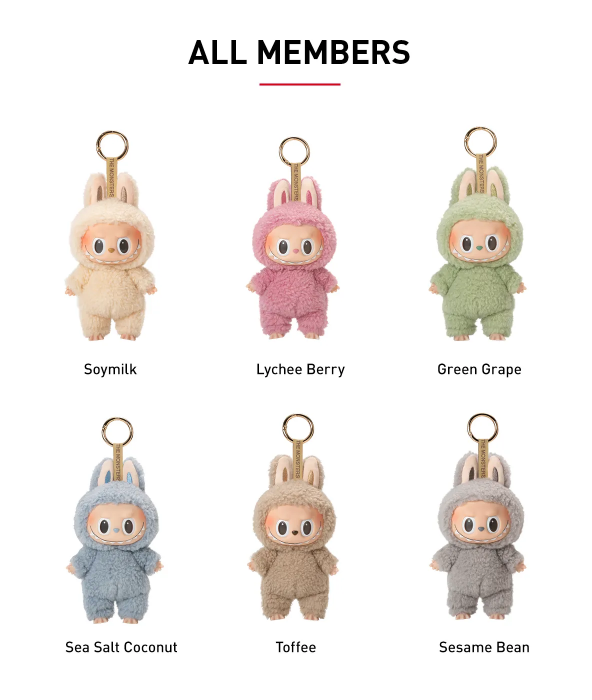 Pop Mart Labubu The Monsters Tasty Macarons Vinyl Plush Pendant Single Blind Box