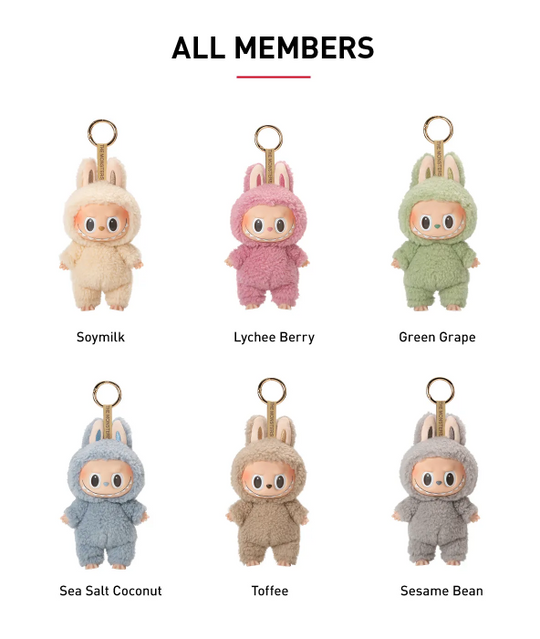 Pop Mart Labubu The Monsters Tasty Macarons Vinyl Plush Pendant Single Blind Box
