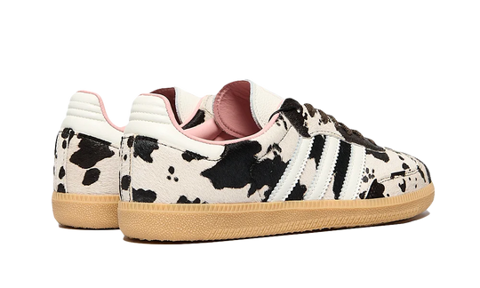 adidas Samba OG Cow Print (Women's) Dark Brown/Off White/Gum 3