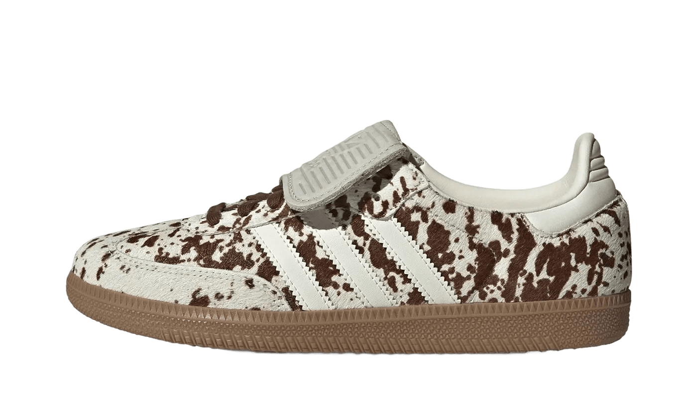 Samba LT Cow Print Brown White - JS3931