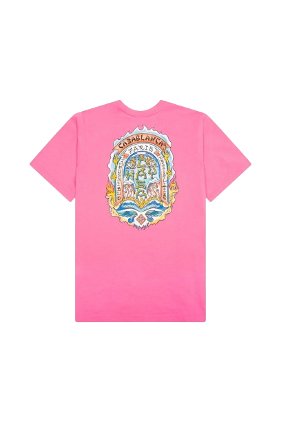 T-shirt Casablanca Casa Way Skate Pink
