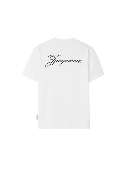 Le t-shirt Jacquemus Logo "J" Brodé Blanc