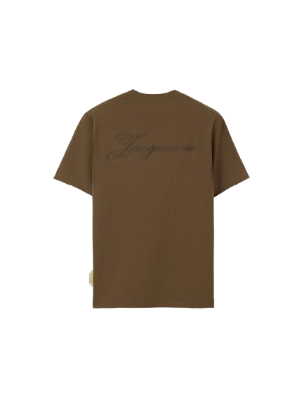Le t-shirt Jacquemus Logo "J" Brodé Kaki