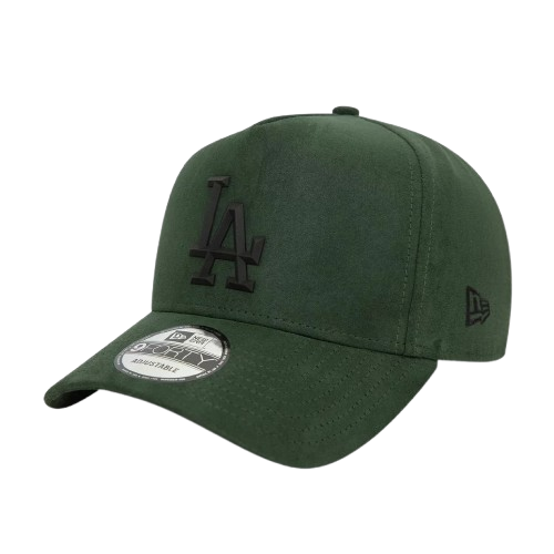 Casquette New Era LA Dodgers en imitation daim vert foncé 9FORTY