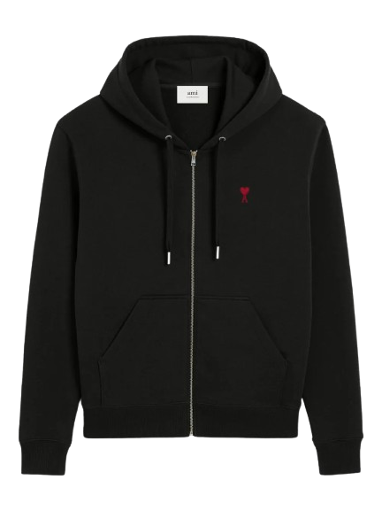 Gilet Ami Noir De Coeur Rouge en coton biologique