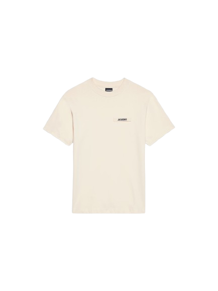 Jacquemus T-shirt Gros Grain Beige
