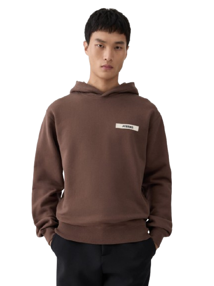 Hoodie Jacquemus Gros Grain Marron