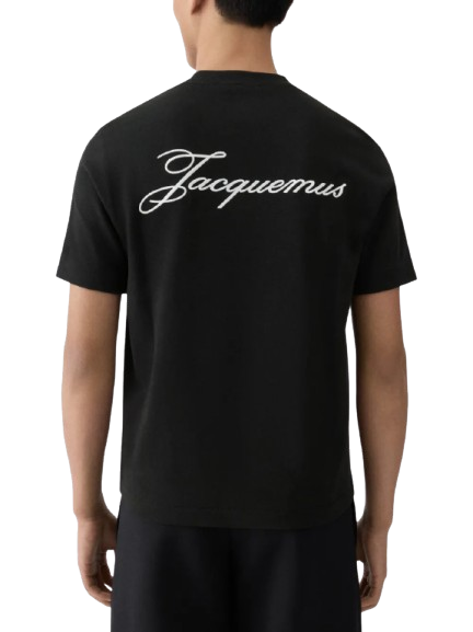 Le t-shirt Jacquemus Logo "J" Brodé Noir