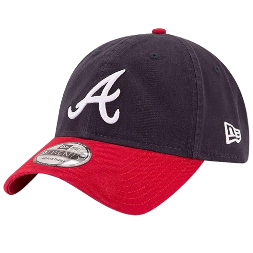 Atlanta Braves MLB Core Classic Navy and Red 9TWENTY Adjustable Cap