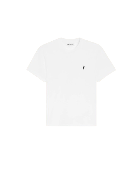 T-shirt blanc en coton Ami de Coeur Noir