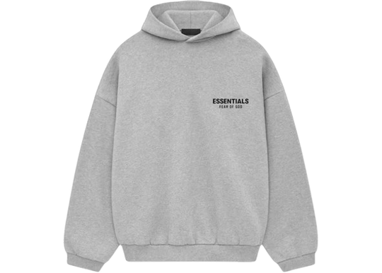 Fear Of God Essentials Hoodie Fleece Light Heather Gray