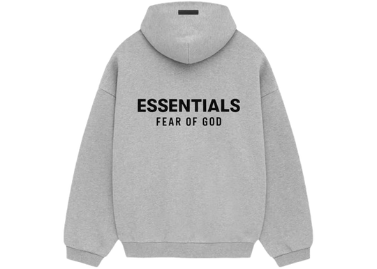 Fear Of God Essentials Hoodie Fleece Light Heather Gray