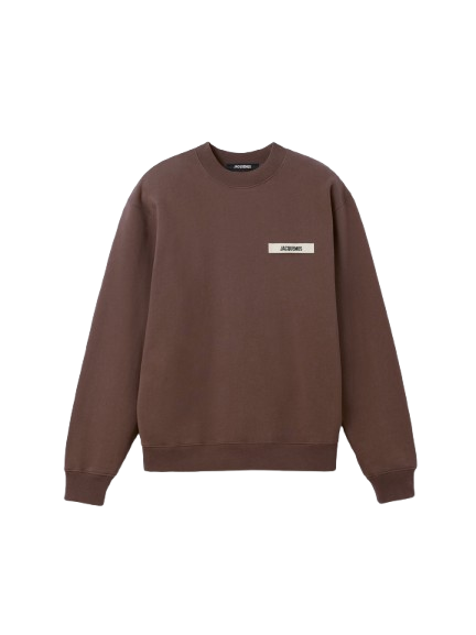 Sweatshirt Jacquemus Gros Grain Marron