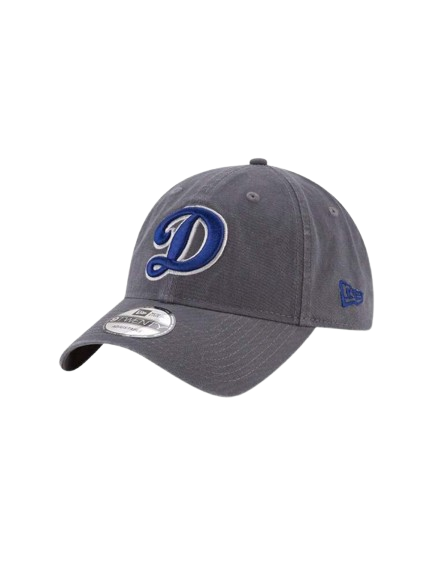 New Era La Dodgers Mlb Core Classic Dark Grey 9twenty Adjustable Cap Black