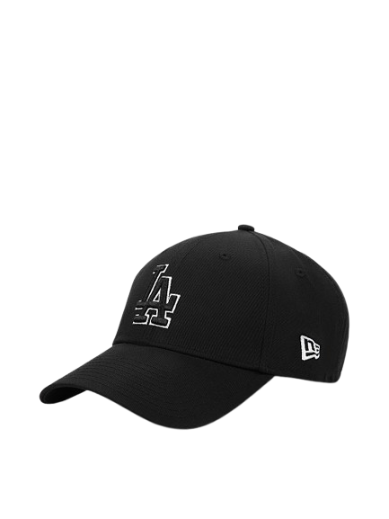 New Era 9Forty Black White