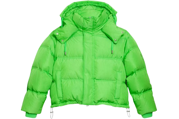 Ami Paris Ami de Coeur Patch Doudoune Vert Occasion