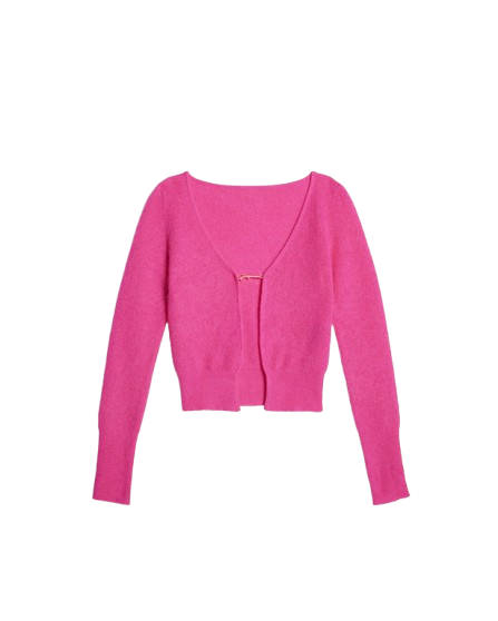 JACQUEMUS  Le cardigan Jacquemus Pink Laine