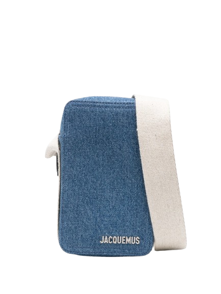 Jacquemus Sacoche Le Cuerda Vertical Denim