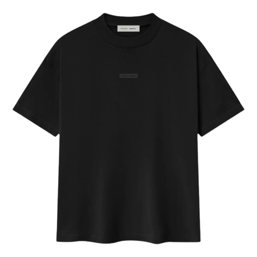 Fear of God Essentials-Classic T-Shirt 'Jet Black' Métalisé