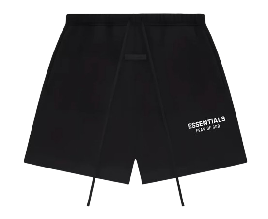 Fear of God Essentials SS25 Always On Sweatshort Jet Black (Oversized)