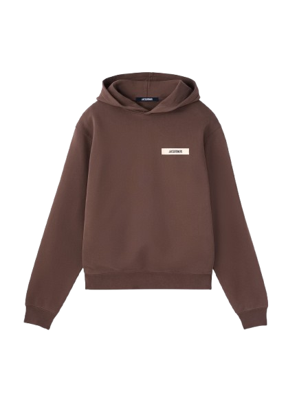 Hoodie Jacquemus Gros Grain Marron