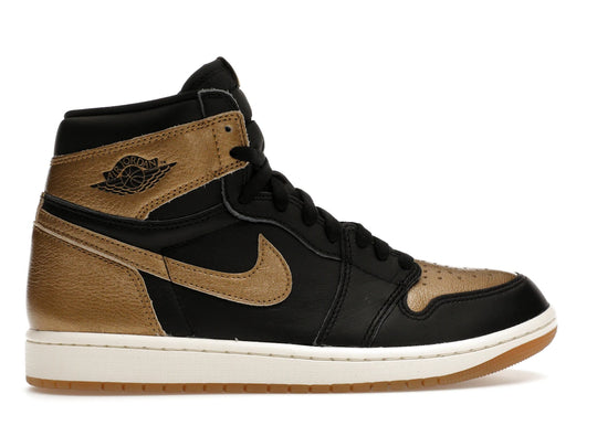 Air Jordan 1 Retro High OG Black Metallic Gold - DZ5485-071