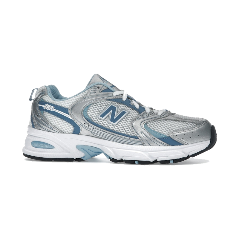 New Balance 530 Silver Metallic Heron Blue