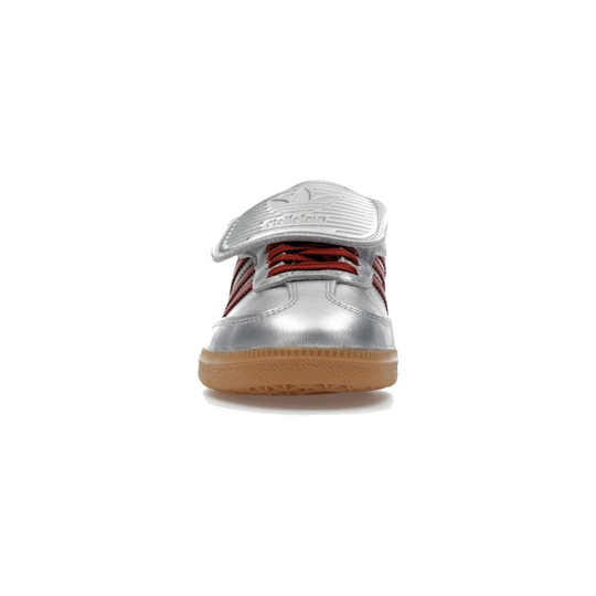 Adidas Samba LT Silver Metallic Ruby Gum