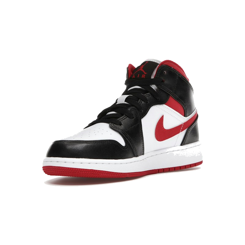 Air Jordan 1 Mid Gym Red Black White