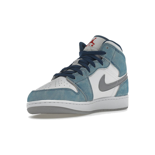 Air Jordan 1 Mid SE French Blue Light Steel