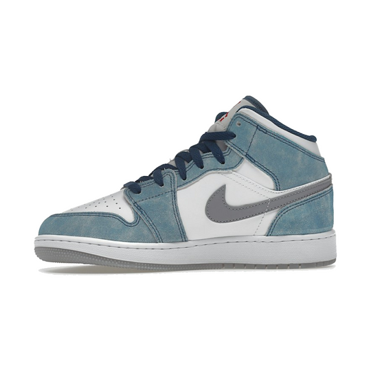 Air Jordan 1 Mid SE French Blue Light Steel