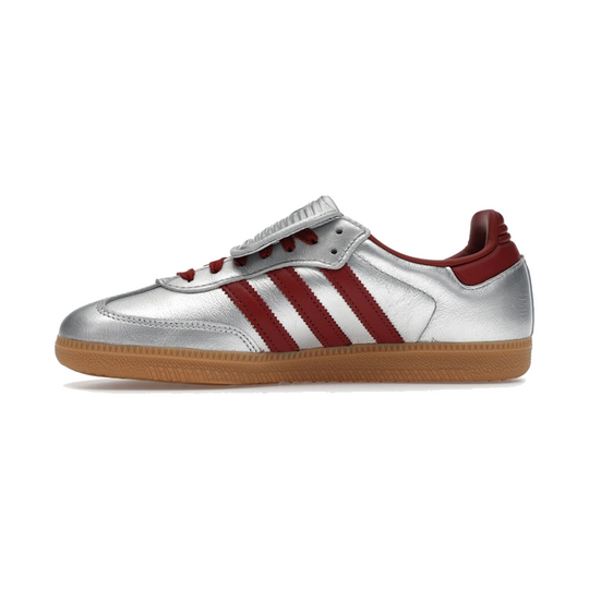 Adidas Samba LT Silver Metallic Ruby Gum