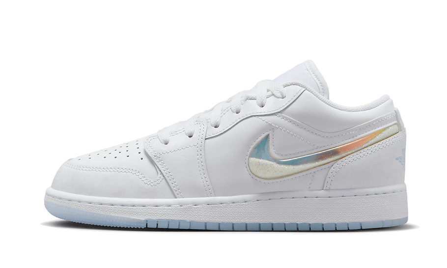 Air Jordan Air Jordan 1 Low Glitter Swoosh - FQ9112-100