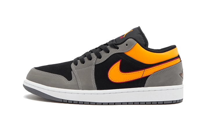 Air Jordan Air Jordan 1 Low Black Vivid Orange - FN7308-008