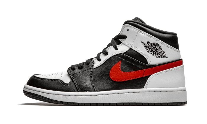 air-jordan-1-mid-black-chile-red-white-sneakee-store
